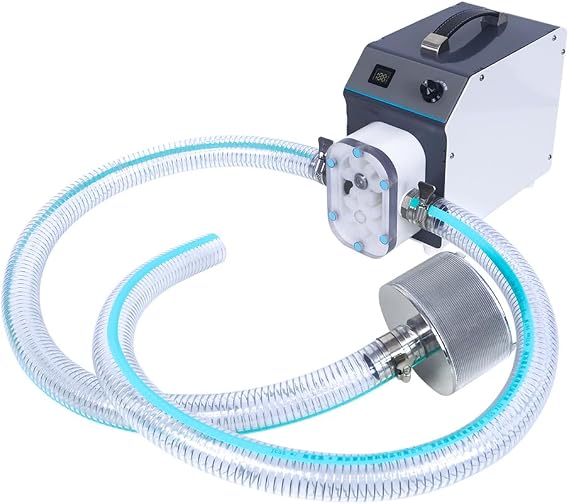 witbee Honey Filter Transfer Pump with Filter Screen, Pumping Processing Filter Machine for Honey,Tomato Paste Viscosity Liquid