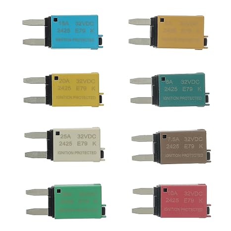 BOJACK ATM Manual Resettable Fuse Low Profile Mini Blade Fuses