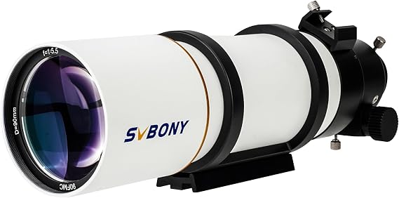 SVBONY SV48P Telescope, 90mm Aperture F5.5 Refractor OTA