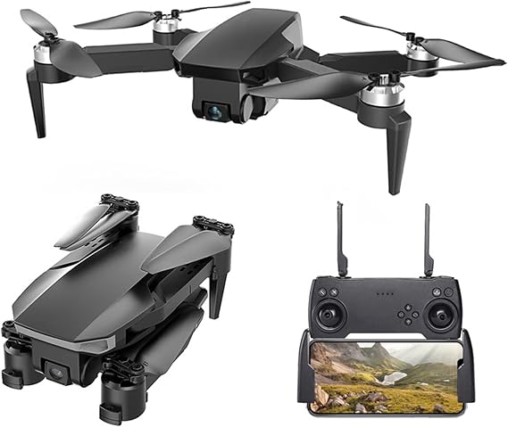 Drone with UHD Camera for Adults with 30mins Flight Time Brushless Motor Auto Return Home Follow Me Anti-Shake Cam