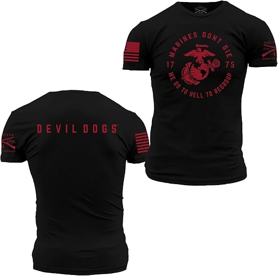 Grunt Style USMC Regroup Men's Graphic Tee