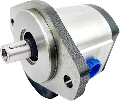Gear Pump 78 Keyed Shaft 0.97 CID 3-12 GPM CCW Rotation, Cast Iron SAE-12 Inlet SAE-10 Outlet Ports, Hydraulic Fluid Gear Pump 3600 PSI 2-Bolt B mounting