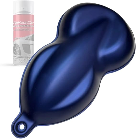 DipYourCar Supermarine Blue PDS Spray Peelable Car Paint Aerosol for Wheels, Rims, Automotive Coating, Easy Application