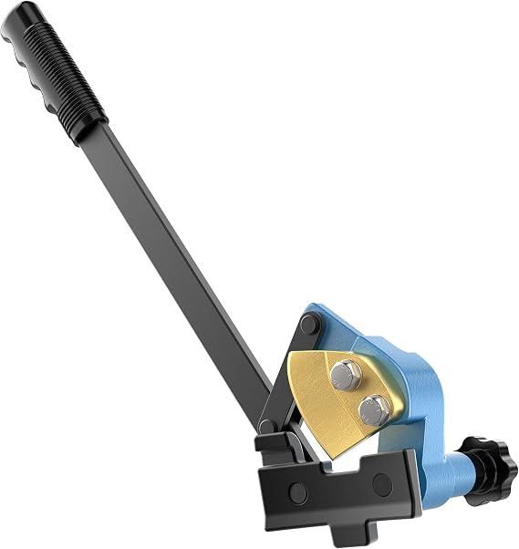 Steel Drum Deheader with Plastic Grip and Non-Sparking Copper Alloy Blade | Manual drum opener with a plastic hand grip and copper alloy cutting blade for removing tops from compatible steel drums.