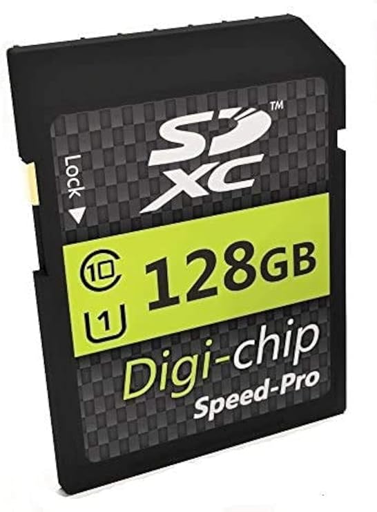 128GB SDXC Class 10 Memory Card For Canon EOS 90D, M6 II, 850D, R5, R6, M200, R3, M50 Mark II