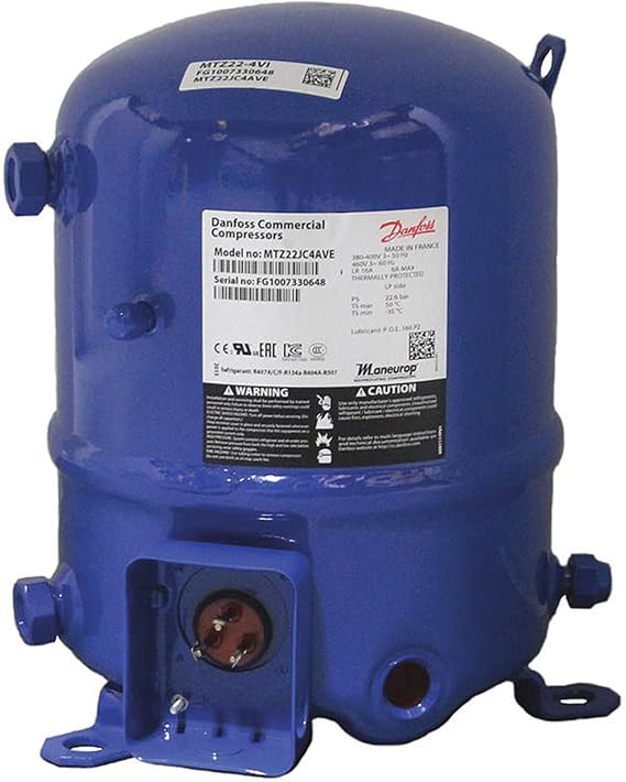 Danfoss - MTZ22-4VI - Compressor, 460V, 3 Phase, 2 tons, Maneurop