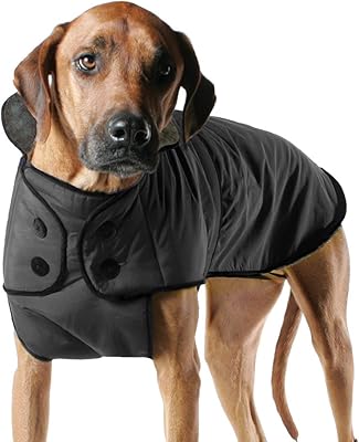 MUTTLUKS, Belted Winter Dog Coat with Waterproof Windproof Breathable Fabric