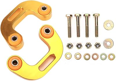 KIMISS Sway Bar End Links Kit, 2Pcs Aluminum Rear Sway Stabilizer Bar End Link Fit for Impreza WRX 2002-2007