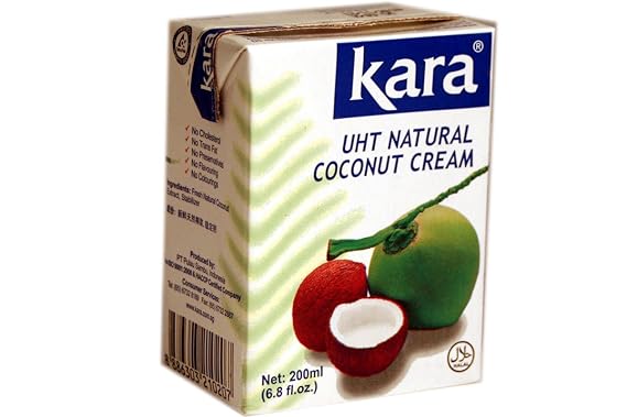 Coconut Cream (UHT Natural) - 6.76fl oz (Pack of 2)