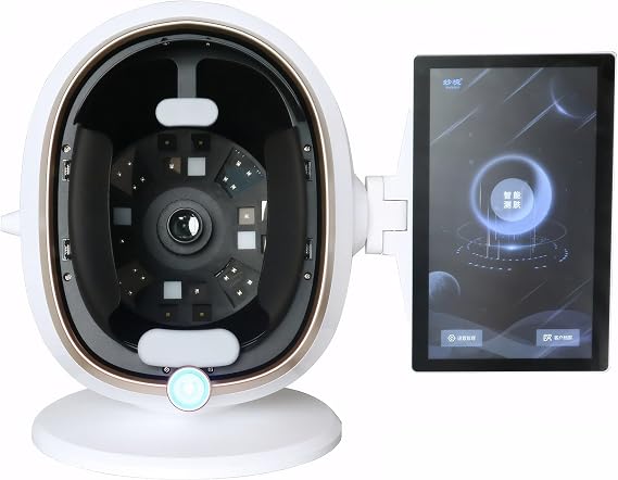 Skin Analysis Machine Professional Facial,Ai-Powered Facial Scanner For Salons & Spas,Deep Water, Oil, Pigmentation, Pore Detection,Product Recommendations,Multilingual Support