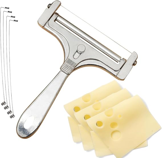 Adjustable Cheese Slicer, Silver