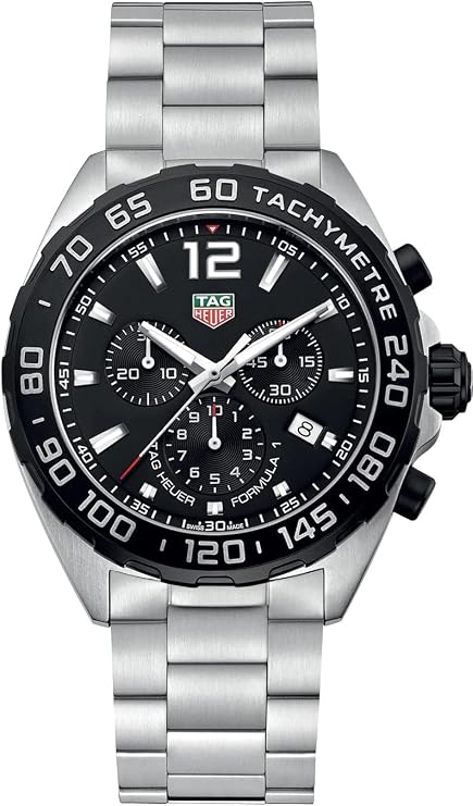 Tag Heuer Formula 1 Men's Black Dial Stainless Steel Band Watch - CAZ1010.BA0842