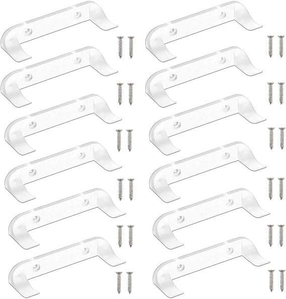 Gosknor 12pcs Collectible Car Display Wall Mount, Vertical Toy Car Wall Mount for Speed Champion Series Low-Profile Wheel-Mounted Rack to Showcase Model Vehicle (Transparent)
