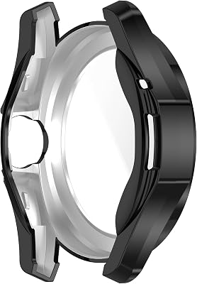 MOTONG Compatible with Xiaomi Watch S4 Sport Case Cover - Full Coverage TPU Protective Case Cover Compatible with Xiaomi Watch S4 SportBlack