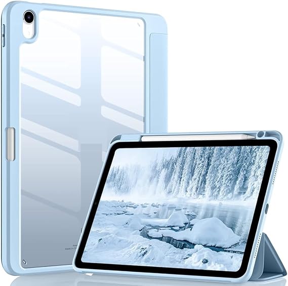 UnDePlus iPad 11.Nesil A16 11inç/10.Nesil 10.9inç ile uyumlu Kılıf Grafiti Şeffaf Kalem Bölmeli