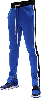 SCREENSHOT-Track Pants Basic Mens Premium Slim Fit Athletic Fitness Fashion Urban Lifestyle Streetwear Bottoms