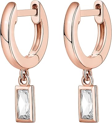 PAVOI 14K Gold Plated S925 Sterling Silver Post Lightweight DropDangle Huggie Earrings for Women | Religious Ornament: Cross, Evil Eye, Clover, Celtic | Dainty Earrings for Women