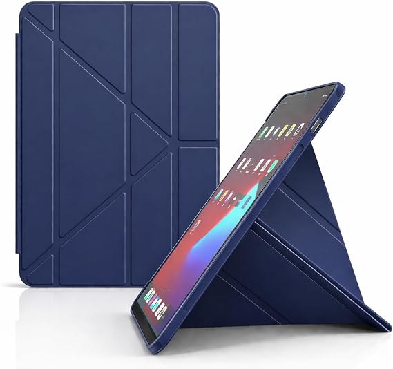 Coverzone Huawei MatePad ile uyumlu 11.5 Kılıf Kalem Koyma Bölmeli Stand Olan Uyku Modlu Suni Deri, Yarı transparan Silikon Arka Yüzey ergonomik yapılı, Attravtive Smart Cover