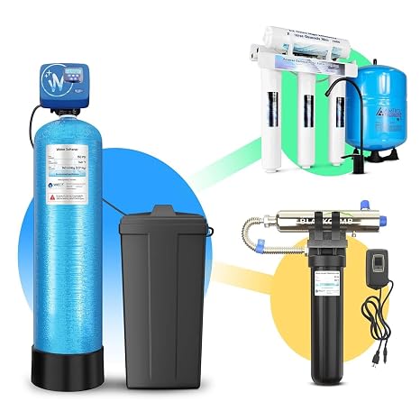 WECO COMP-1252 Complete Whole House City Water Treatment System with Water Softener, Conditioner, UV Treatment System & Drinking Water RO System (COMP-1252)
