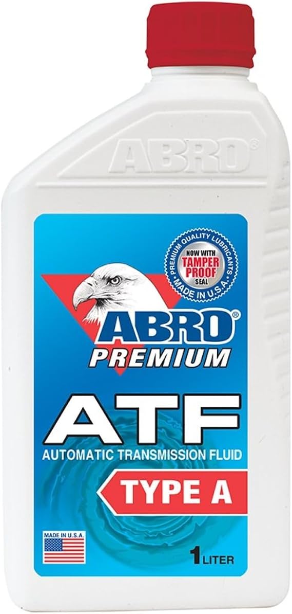 ABRO Type A Automatic Transmission Fluid, 1 Quart | Smooths shifting and protects transmissions; resists foaming, oxidation and heat breakdown for long fluid life