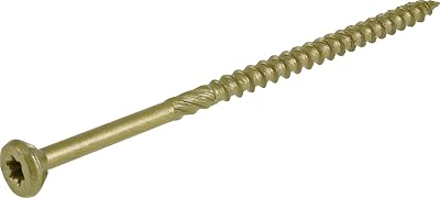 Power Pro Premium Exterior Wood Screws, #10 x 4 Inch All-Purpose Deck Screws for Outdoor Projects, T-25 Star Bit Included, Bronze, 248 Pieces | 48615V4
