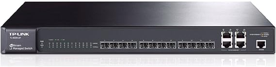 TP-LINK Jetstream 12-Port Gigabit Ethernet SFP L2 Managed Switch with 4 Combo 1000BASE-T Ports (TL-SG5412F)
