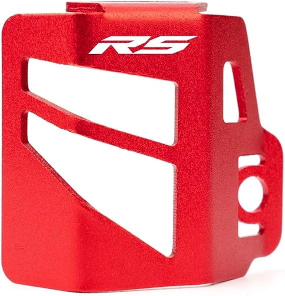 Compatible with Aprilia RS457 Rs 457 2024 RS660 Motorcycle Accessories CNC Rear Brake Fluid Reservoir Guard Tank Protective Cover RS 660 457(Red-RS)