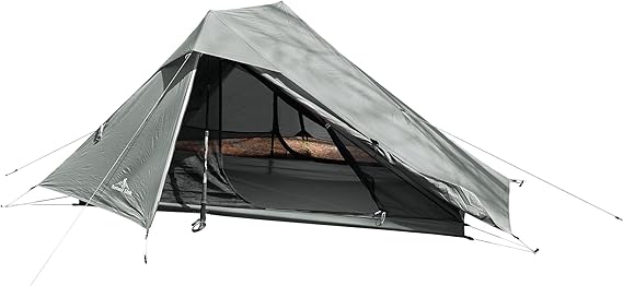 Altair Two Ultralight Backpacking Tent, 2 Person Trekking Pole Backpacking Tent, Waterproof, Compact, 3 Season, Double Wall Shelter for Backpacking, Camping, Thru Hiking, Trekking