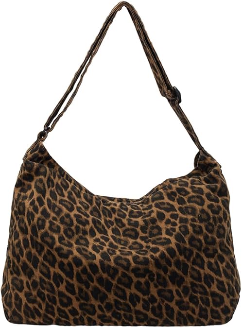 MaxxCloud Unisex Hobo Shoulder Bag-Camouflage&Leopard Print Tote-Casual Crossbody Bag for Men & Women,Travel Handbag