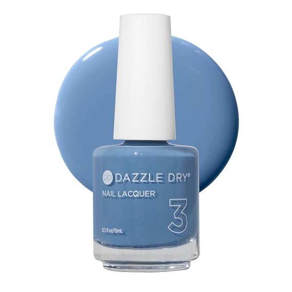 Dazzle Dry Nail Lacquer, Step 3 Varsity Blues (0.5 fl oz)