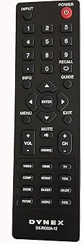 DYNEX DX-RC01A-12 DX-RC02A-12 LCD LED TV Remote for DX-32L100A13 DX-26L100A13 and Other DYNEX TV
