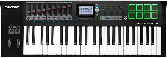 Nektar Panorama T4 - USB MIDI Controller Keyboard with Nektar DAW Integration + Nektarine PlugIn Control,Black