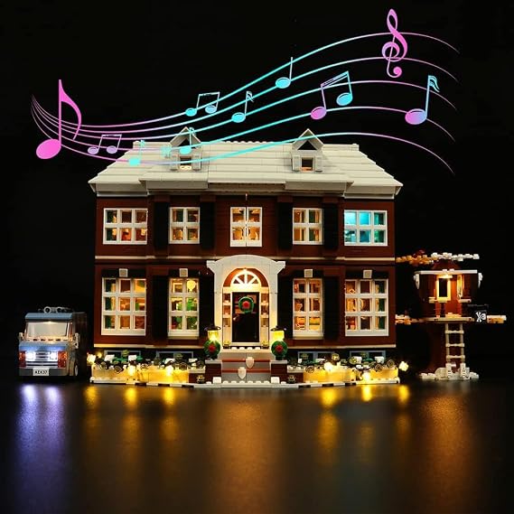 VONADO LED Light Kit Compatible with Home Alone Lego Set - Music Version