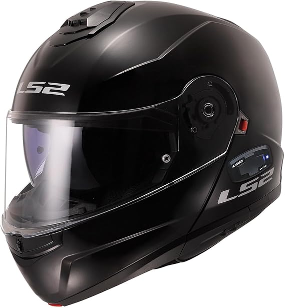 LS2 Helmets Strobe II Modular Bluetooth Motorcycle Helmet W/ SunShield