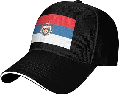 Tradicionalna Zastava Vojvodine sa grbom Baseball Cap for Men Women Sun Hat Adjustable Trucker Caps Ball Cap