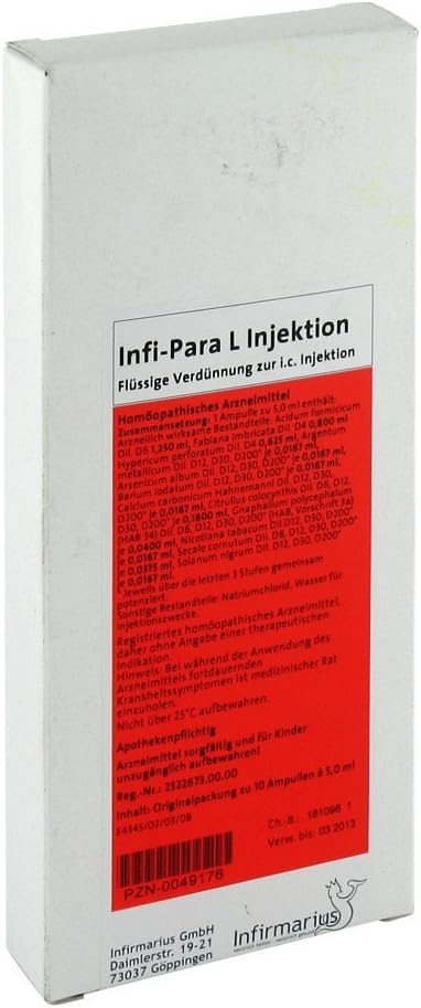 INFI PARA L Injection Ampoules 10 x 5 ml