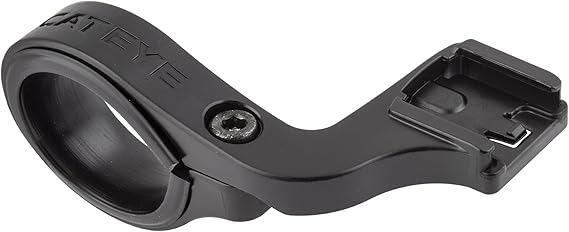 CATEYE OF-100 Out Front Bike Computer Bracket Bolt-on Mount, Positions Computer Front and Center, Easily View Your Ride Data, Compatible with Padrone, Strada, Urban and Velo Wireless Computers