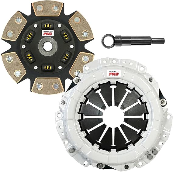 ClutchMaxPRO Performance Stage 3 Clutch Kit Compatible with 2002 2003 Mitsubishi Lancer ES LS OZ Rally 2.0L Non-Turbo 5-speed (CP05122HDC-ST3)