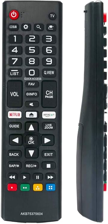 AKB75375604 Replaced Remote for LG Smart TV