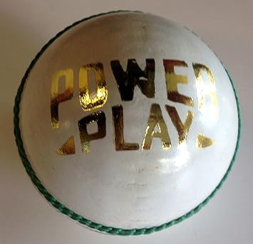 CD White Cricket Match Ball - PowerPlay