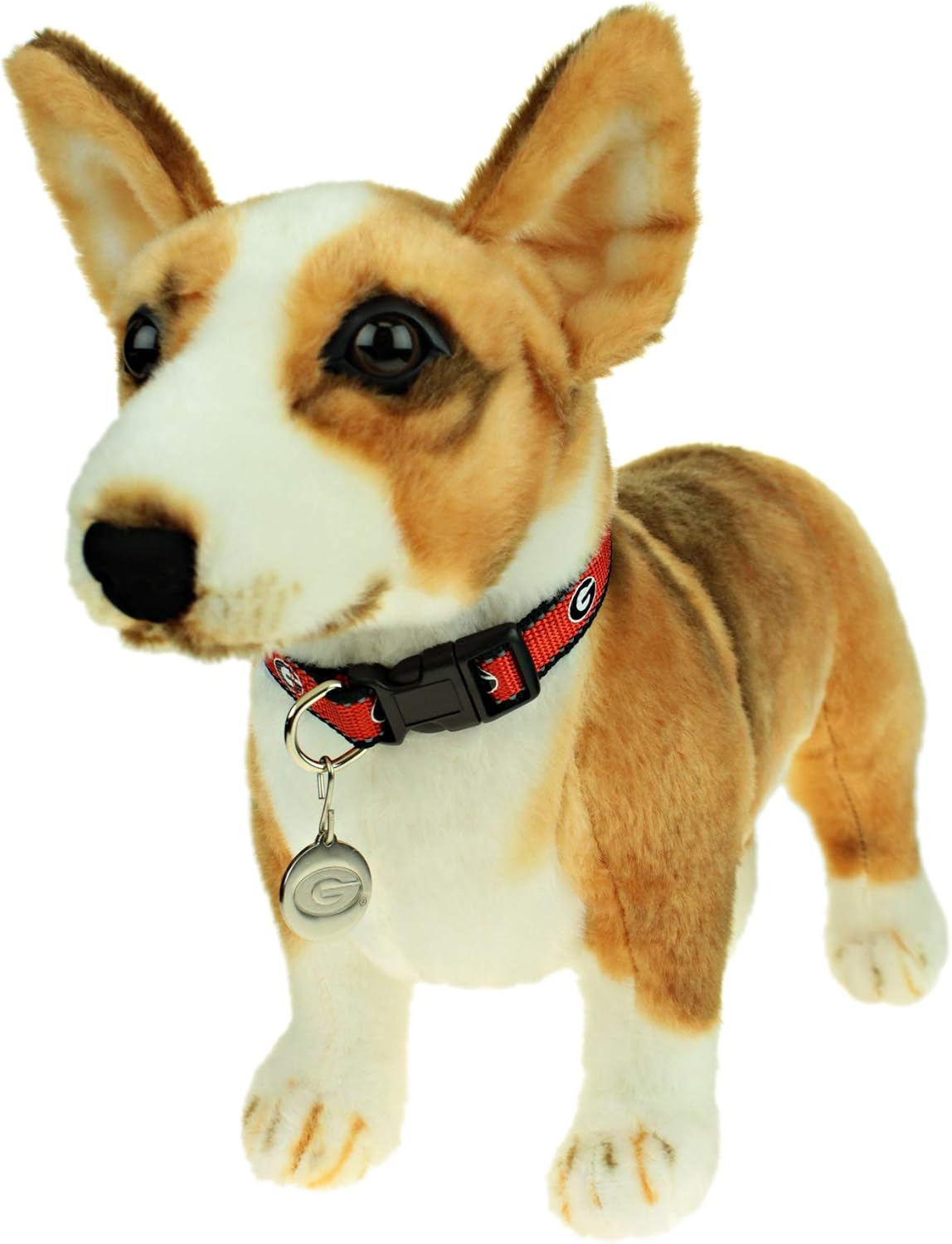 Sporty K9 NCAA Reflective Dog Collar, Georgia Bulldogs Small