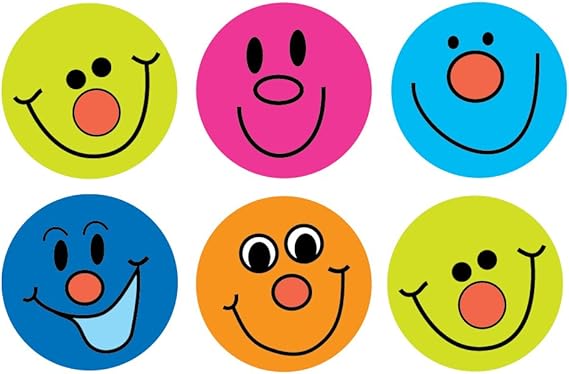 SuperStickers Solutions Smiley Face Stickers (Pack of 180) DBS195