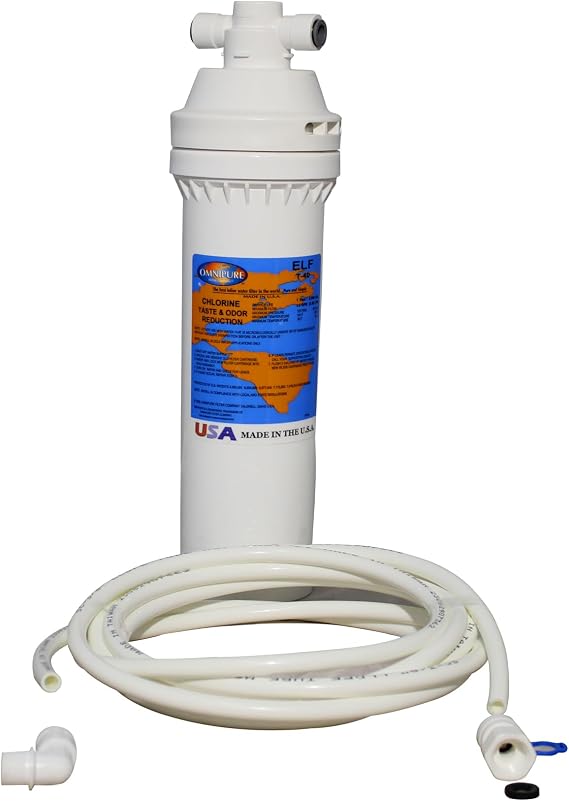 Spring Water Omnipure T-40 12 Inch Water Purification Filter - High Performance, Long Life, Waste-Free, Tank-Free and NSF Certified Filtration Solution