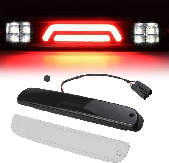 LED 3rd Brake Light Compatible with Ford F250 F350 F450 F550 Rang B2300 B2500 B3000 B4000 Super Duty 1993-2016 Rear Tail Cargo Lamp High Mount Stop Light YC3Z13A613BA,CC3Z13A613B