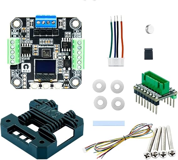 Nema 17 Servo Driver Controller MKS SERVO42D Closed Loop Stepper Motor Drive CAN Converter 256 microstep for 3D Printer CNC Engraving Machines, Writing Machine