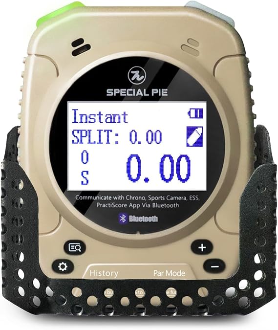 Shot Timer (Khaki) and Metal Case Bundle