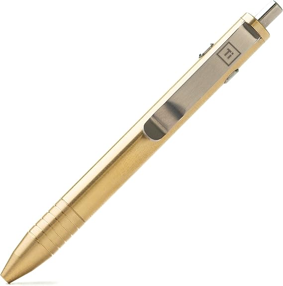 BIG IDEA DESIGN Mini Dual Side Click Pen (Brass)