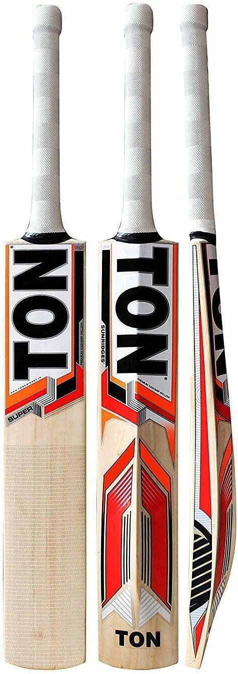 SS - Sunridges TON Super Kashmir Willow Cricket Bat, Men's Size