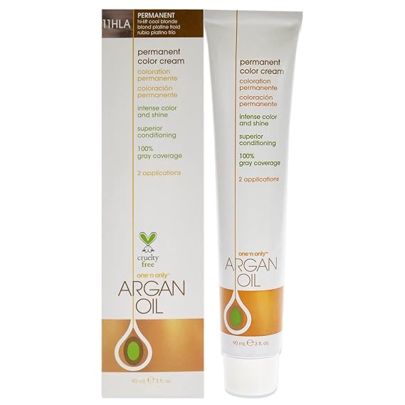 One 'n Only Permanent Hair Color & Dye, 11HLA Hi-Lift Cool Blonde, 3 oz