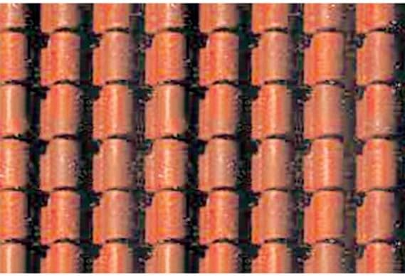 JTT Scenery Products Plastic Pattern Sheets: Spanish Tile